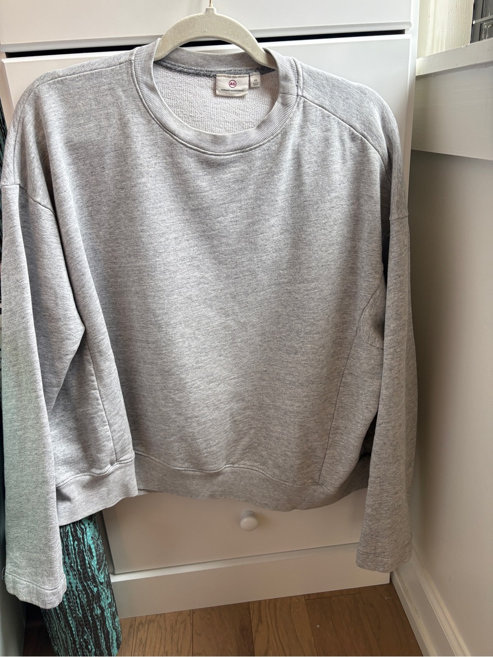 Ag Adriano Goldschmied Light Gray Crewneck Sweater